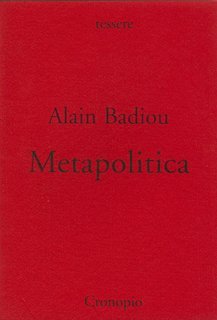Alain Badiou - Metapolitica (2001)